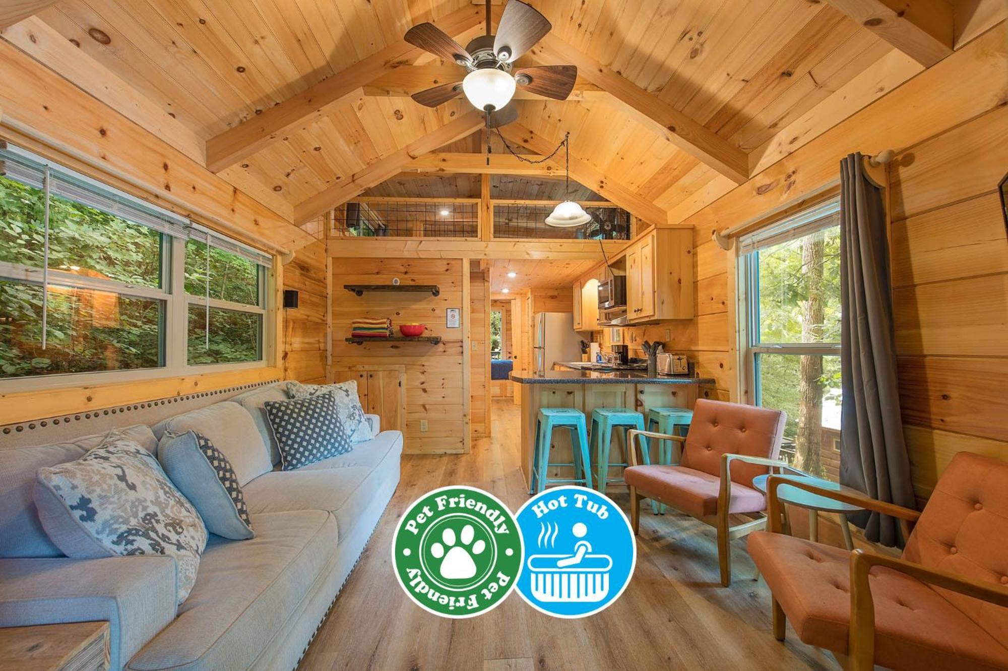 Ryon Tiny Home Cabin City-Side Rustic Retreat Chattanooga Kültér fotó
